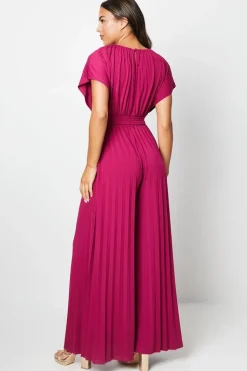 Slink Jersey Pleated Jumpsuit
