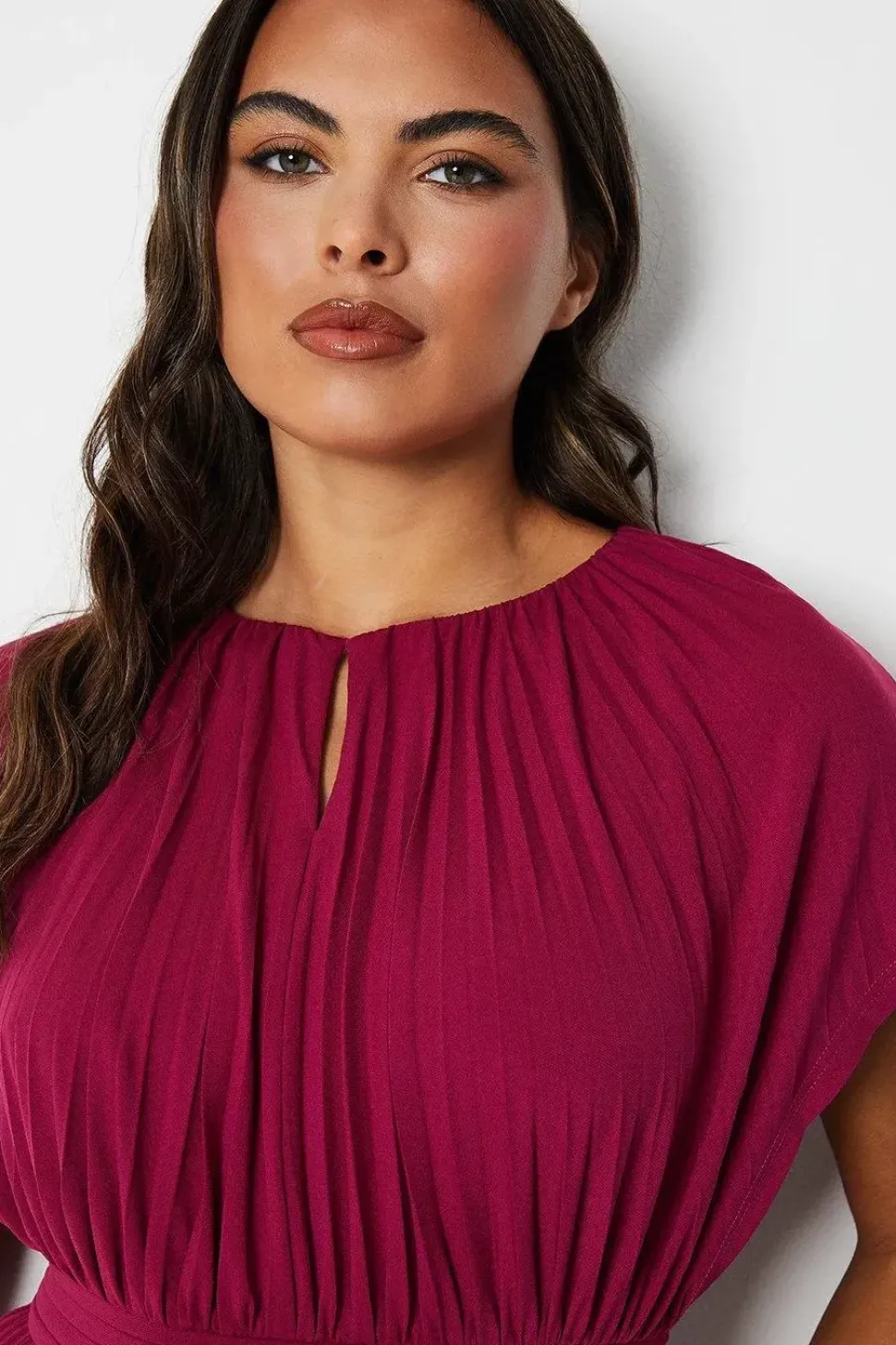 Slink Jersey Pleated Jumpsuit