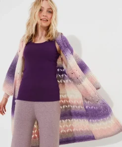 Sloe Joes Ombre Longline Cardigan