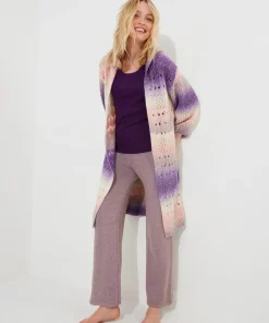 Sloe Joes Ombre Longline Cardigan