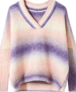 Sloe Joes Ombre V-Neck Jumper