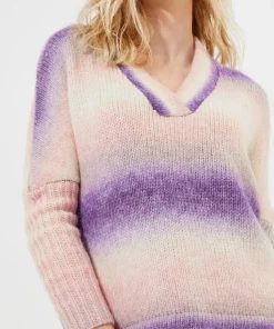 Sloe Joes Ombre V-Neck Jumper