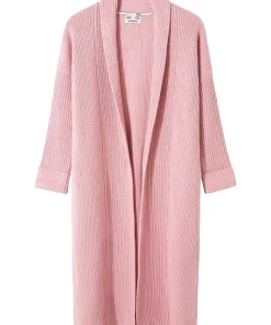 Sloe Joes Rib-Knit Longline Cardigan