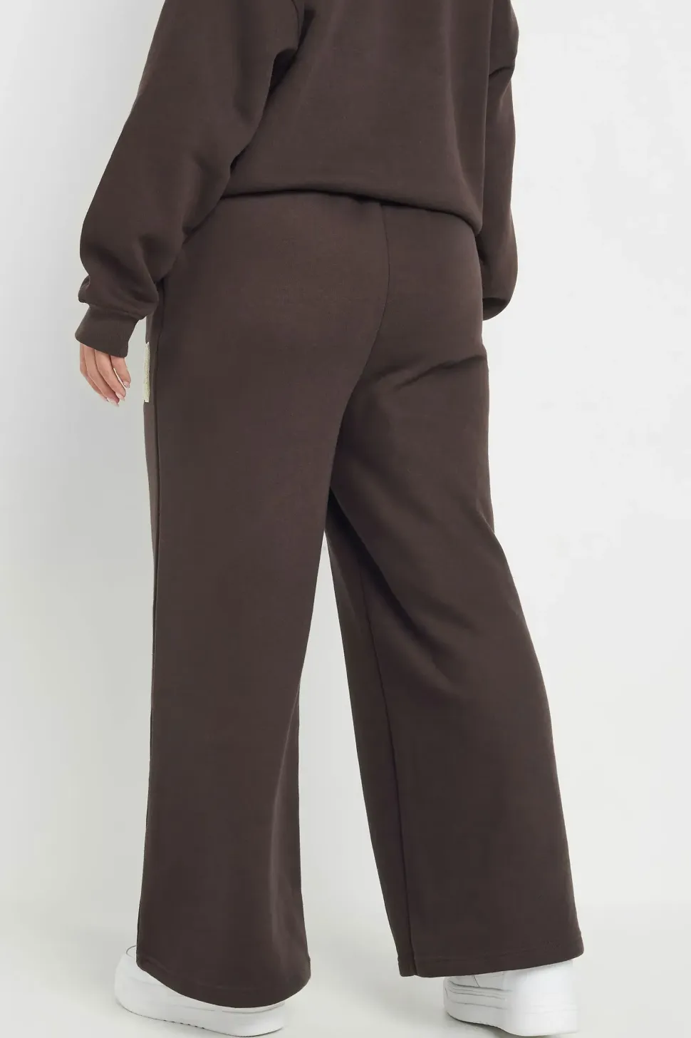 Slogan Wide Leg Joggers
