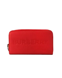 Small Leather Wallet Red