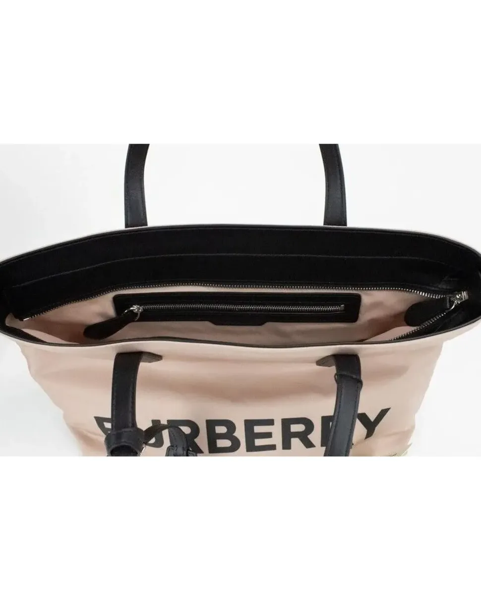 Small TB Bag Beige Canvas Tote