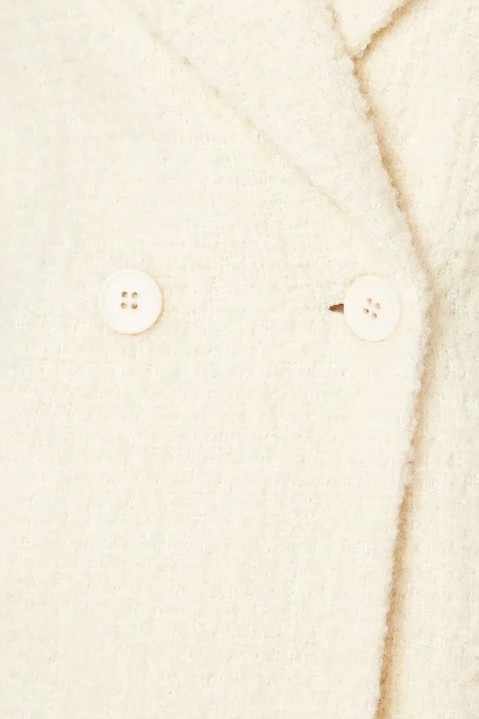 Smart Boucle Double Breasted Coat
