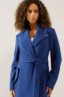 Smart Longline Belted Coat