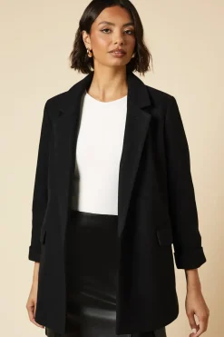 Smart Pocket Detail Blazer Coat