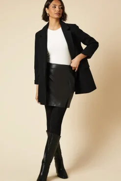 Smart Pocket Detail Blazer Coat