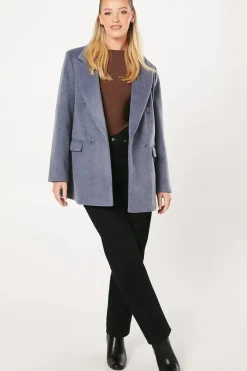 Smart Pocket Detail Blazer Coat