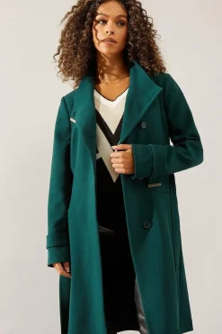 Smart Wrap Belted Coat