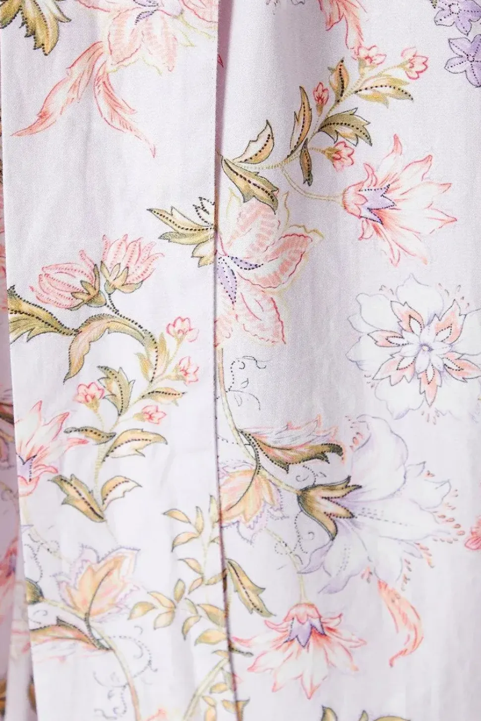 Soft Floral Button Down Belted Mini Dress