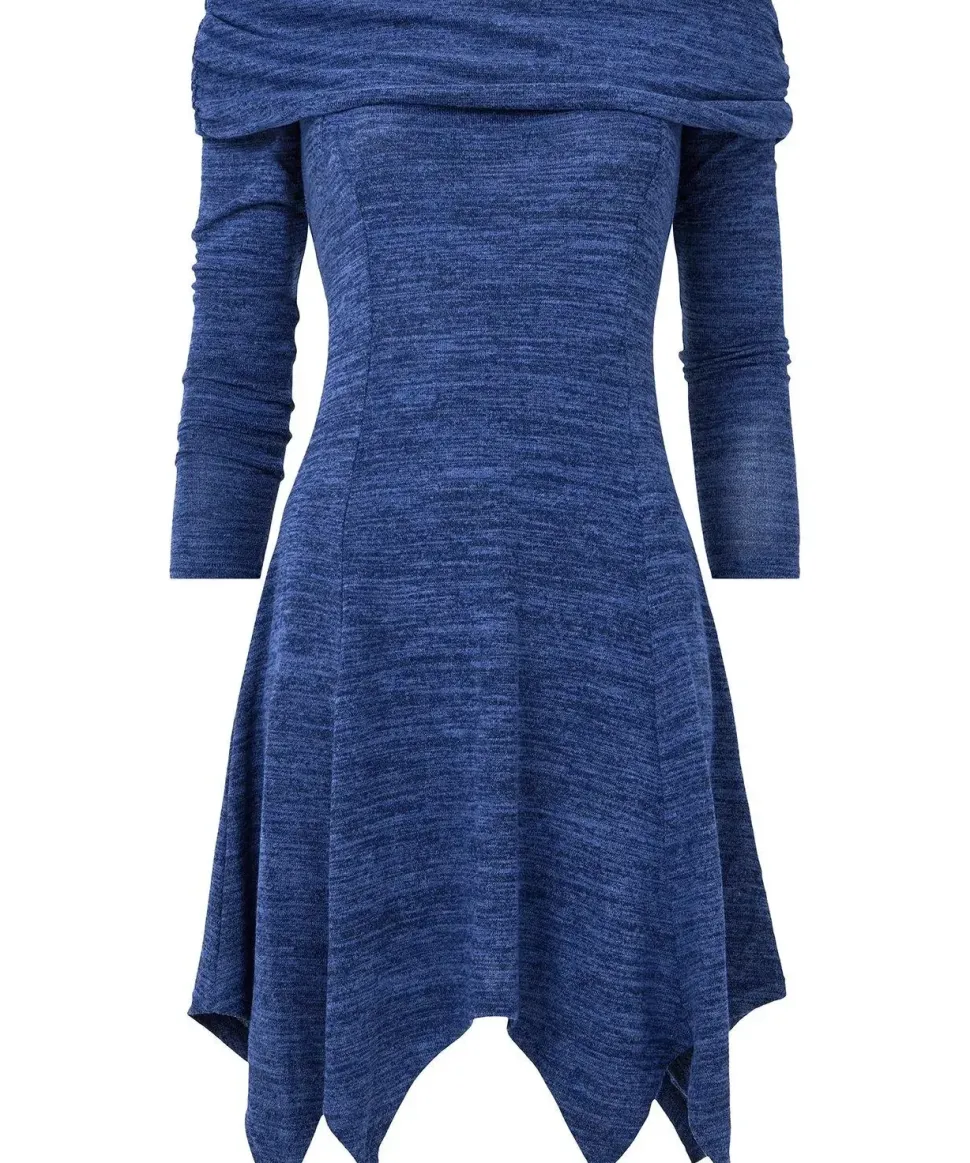 Soft Jersey Slim Fit Bardot Tunic
