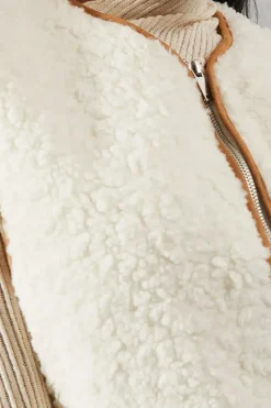 Soft Teddy Zip Through Gilet