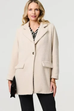 Soft Texture Pocket Detail Blazer Jacket