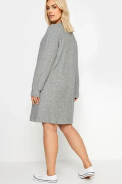 Soft Touch Ribbed Jumper Dress