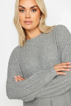 Soft Touch Ribbed Jumper Dress