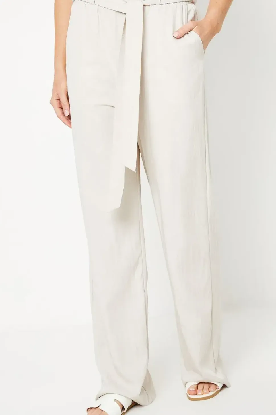 Soft Twill Paperbag Trouser