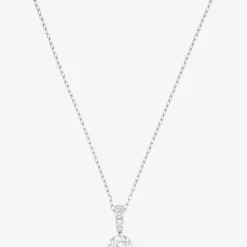 Solitaire White Crystal Pendant 5472635
