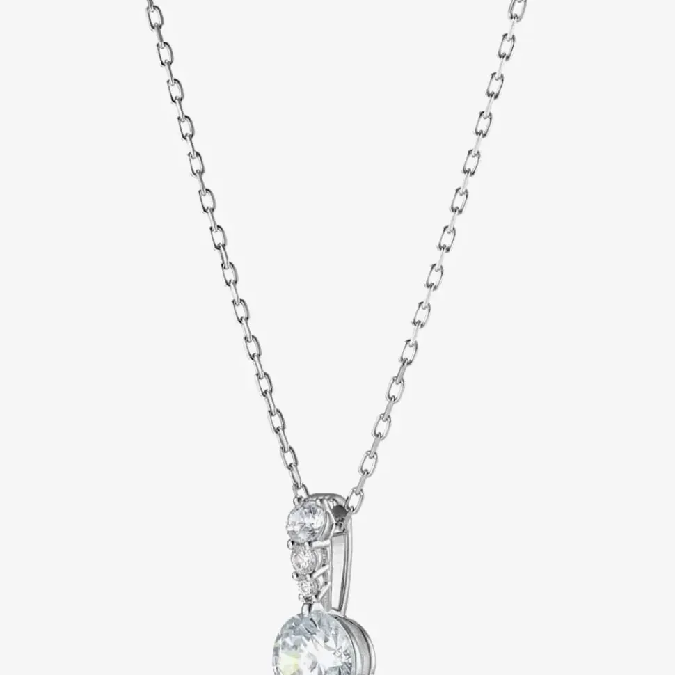 Solitaire White Crystal Pendant 5472635