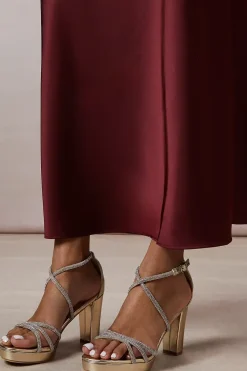 Soraya Diamante Platform High Heel Sandals