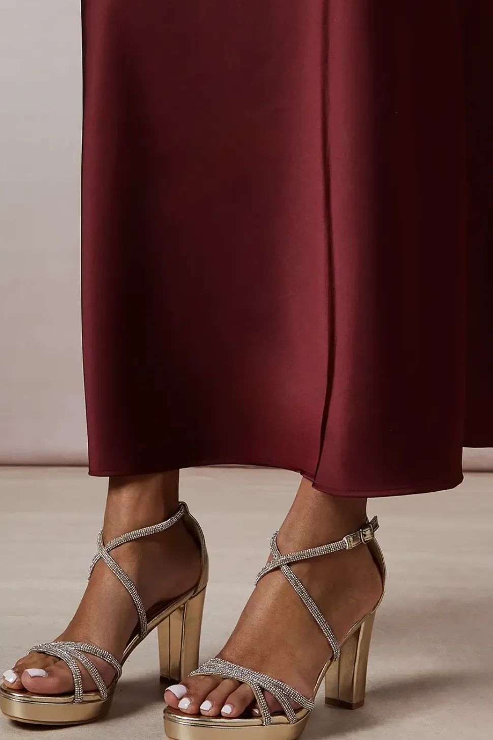 Soraya Diamante Platform High Heel Sandals