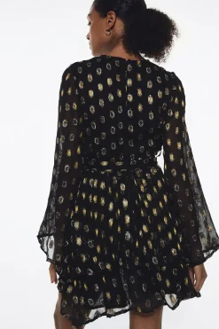 Sparkle Belted Mini Dress