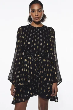 Sparkle Belted Mini Dress