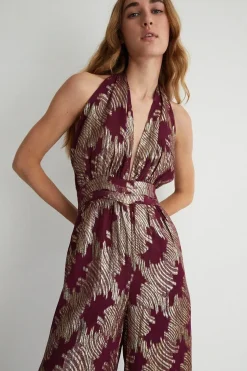 Sparkle Halter Neck Jumpsuit