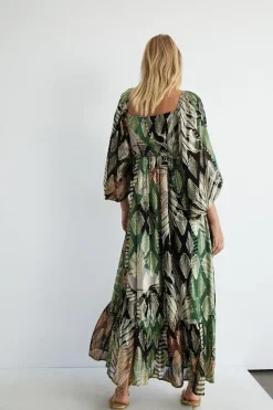 Sparkle Printed Maxi Dress