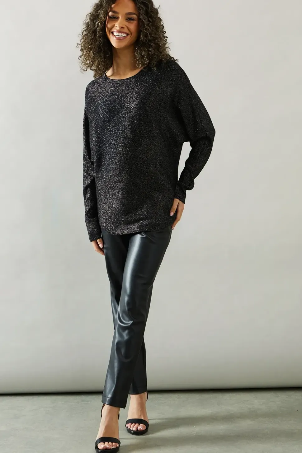 Sparkle Round Neck Jumper