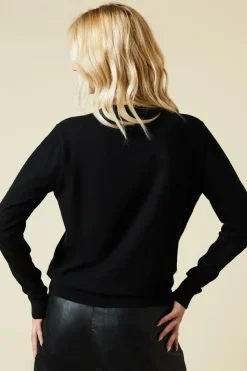 Sparkle Star Shoulder Christmas Jumper