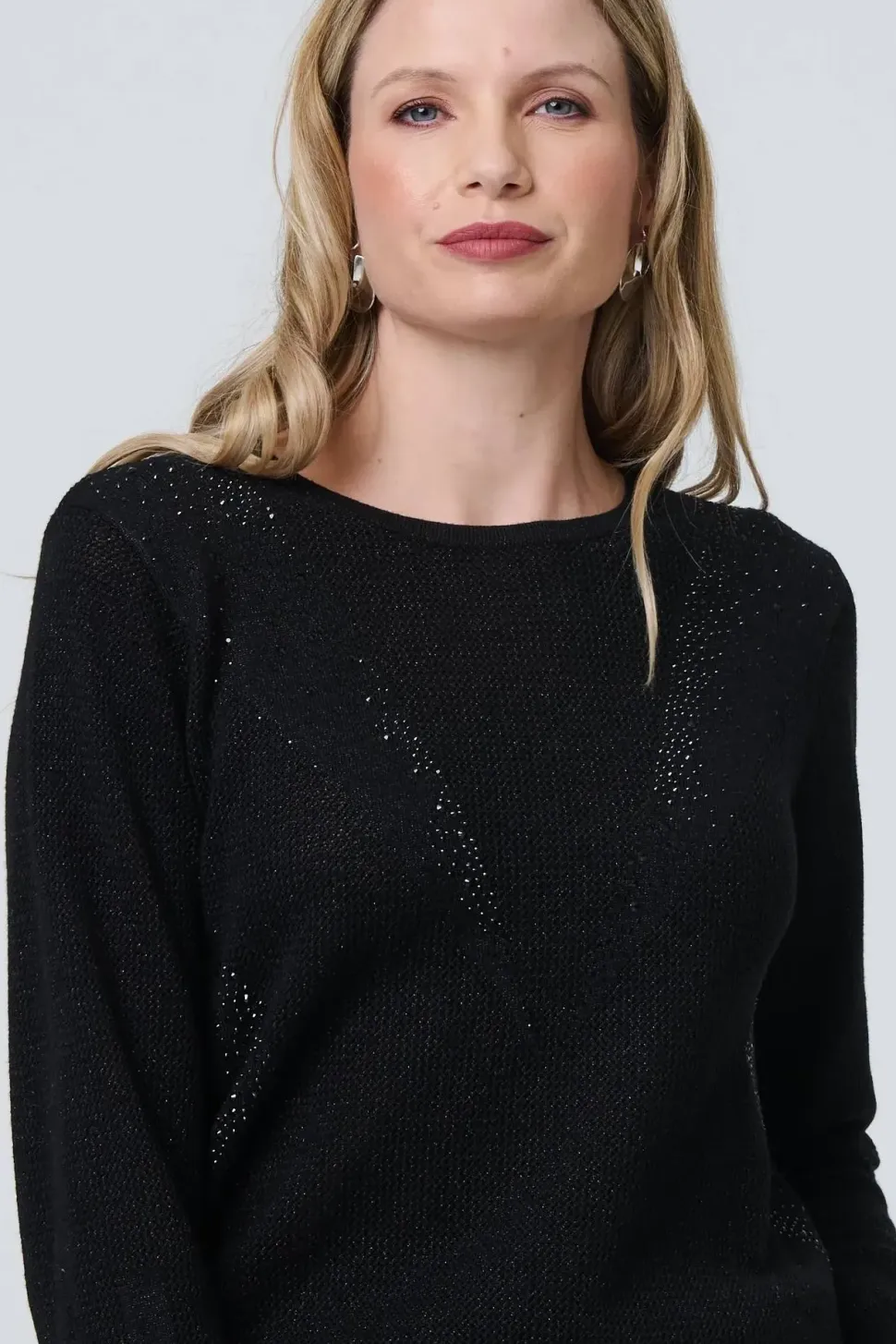 Sparkly Fine Knit Slim Jumper