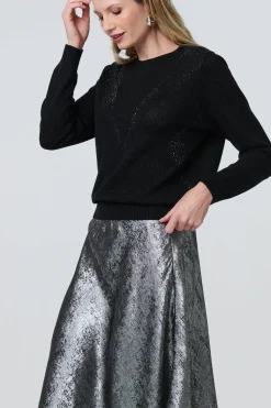 Sparkly Fine Knit Slim Jumper
