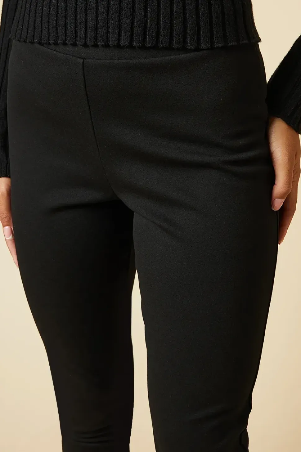 Split Detail Ponte Trouser