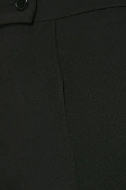 Split Hem Detail Tapered Trouser