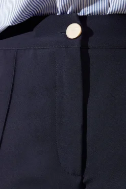 Split Hem Tapered Trousers