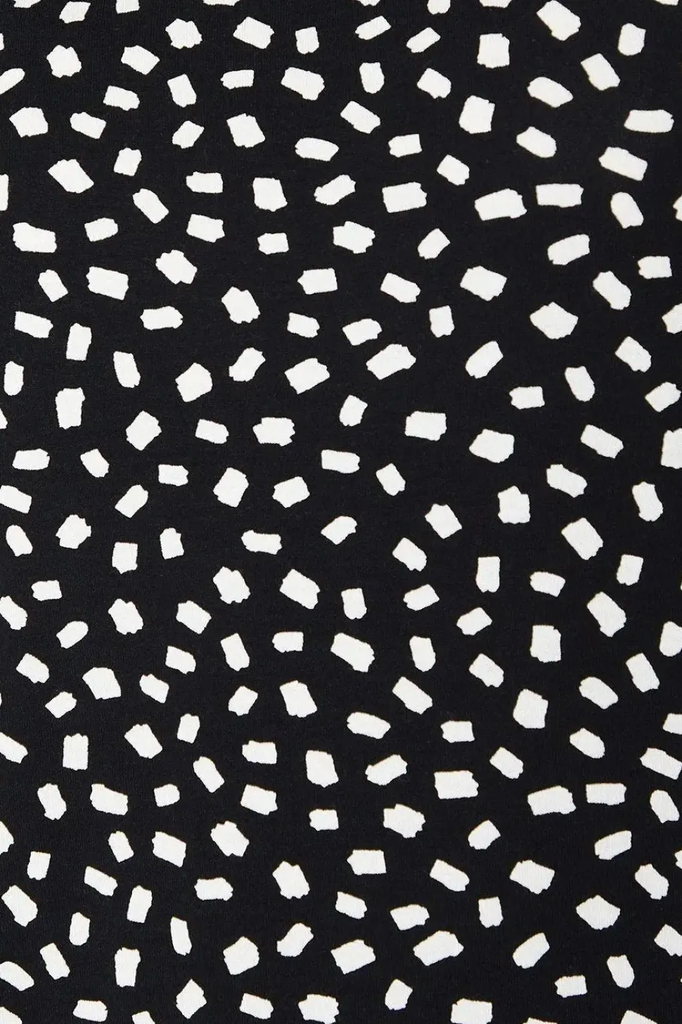 Spot Print Jersey Short Sleeve Shift Dress