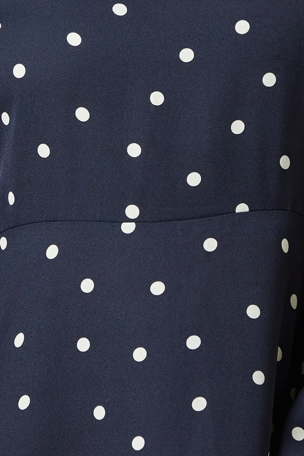 Spot Square Neck Ruffle Midi Dress