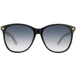 Square Black Brown Grey Gradient Sunglasses