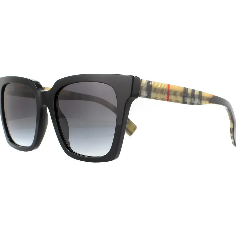 Square Black Grey Gradient BE4335 Sunglasses