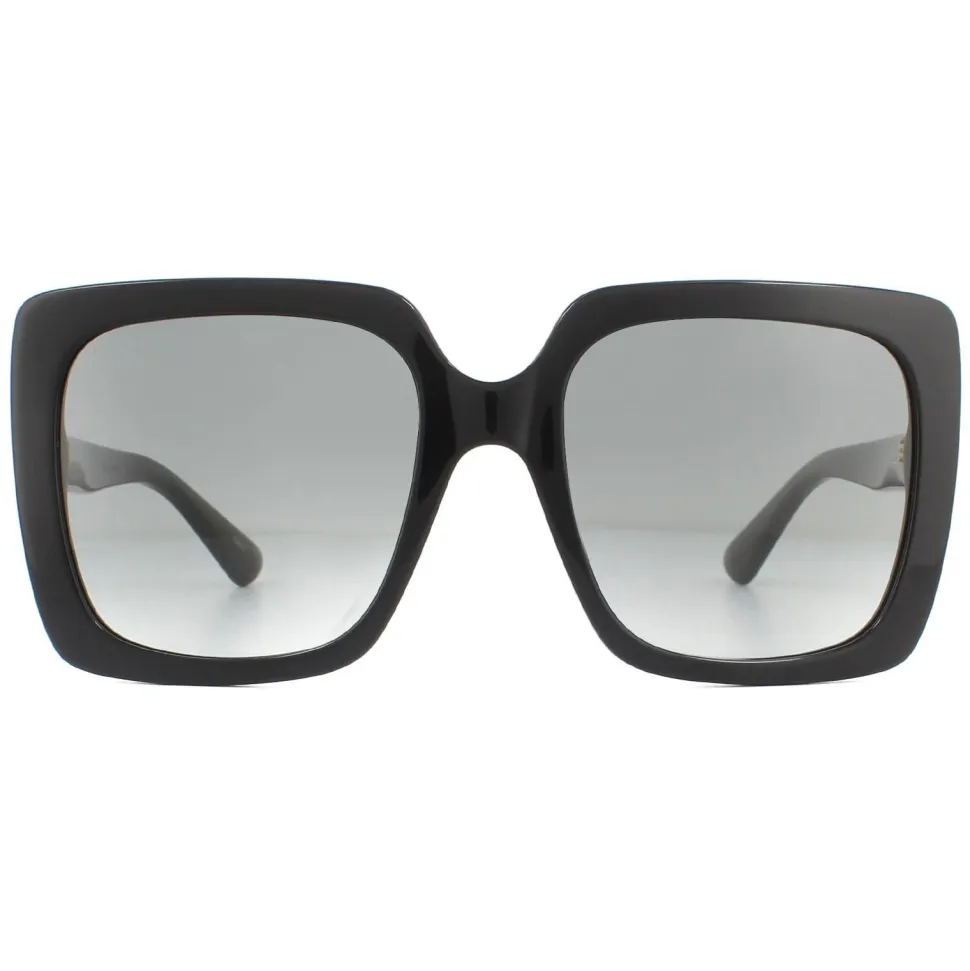 Square Black Grey Gradient Sunglasses