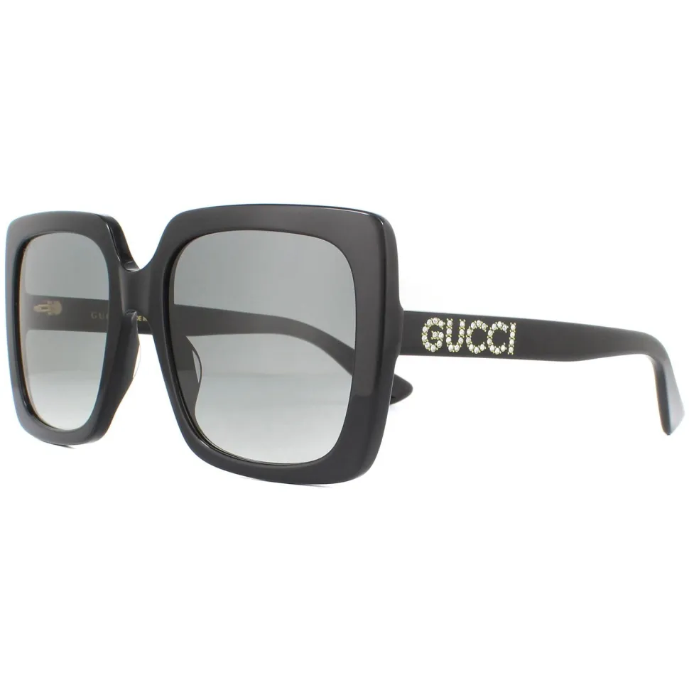 Square Black Grey Gradient Sunglasses