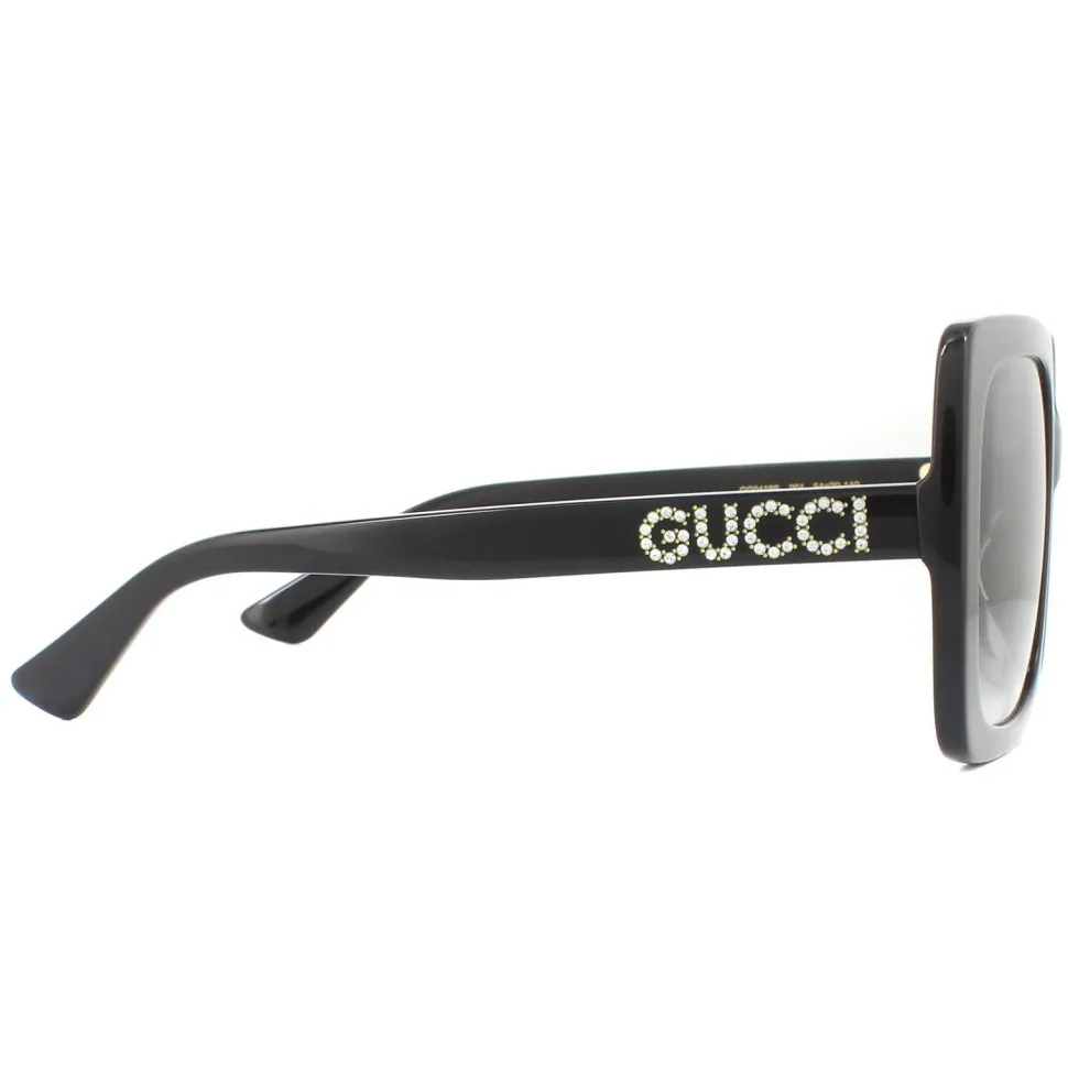 Square Black Grey Gradient Sunglasses