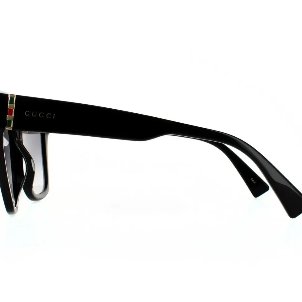 Square Black Grey Gradient Sunglasses