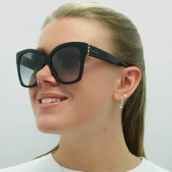 Square Black Grey Gradient Sunglasses