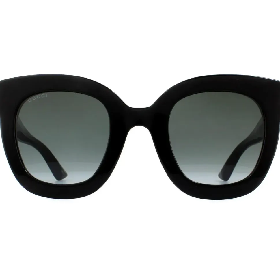 Square Black Grey Gradient Sunglasses