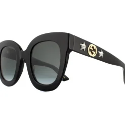 Square Black Grey Gradient Sunglasses