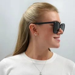 Square Black Grey Gradient Sunglasses